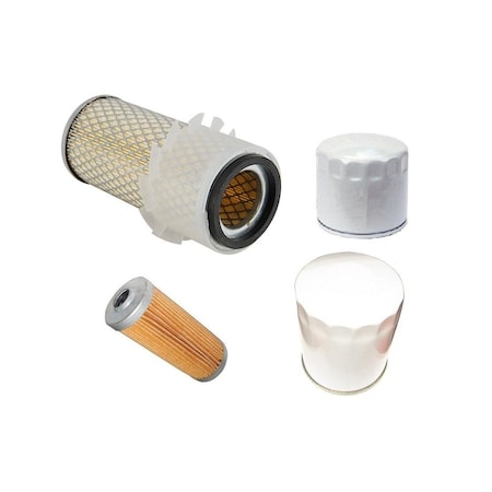 Aic Replacement Parts Filter Kit Air/Fuel/Oil/Hst Fits Kubota B6100HSTD B6100HSTE B7100HSTD B7100HSTE JDFILTERKIT-FII50-0011&HYDRO
